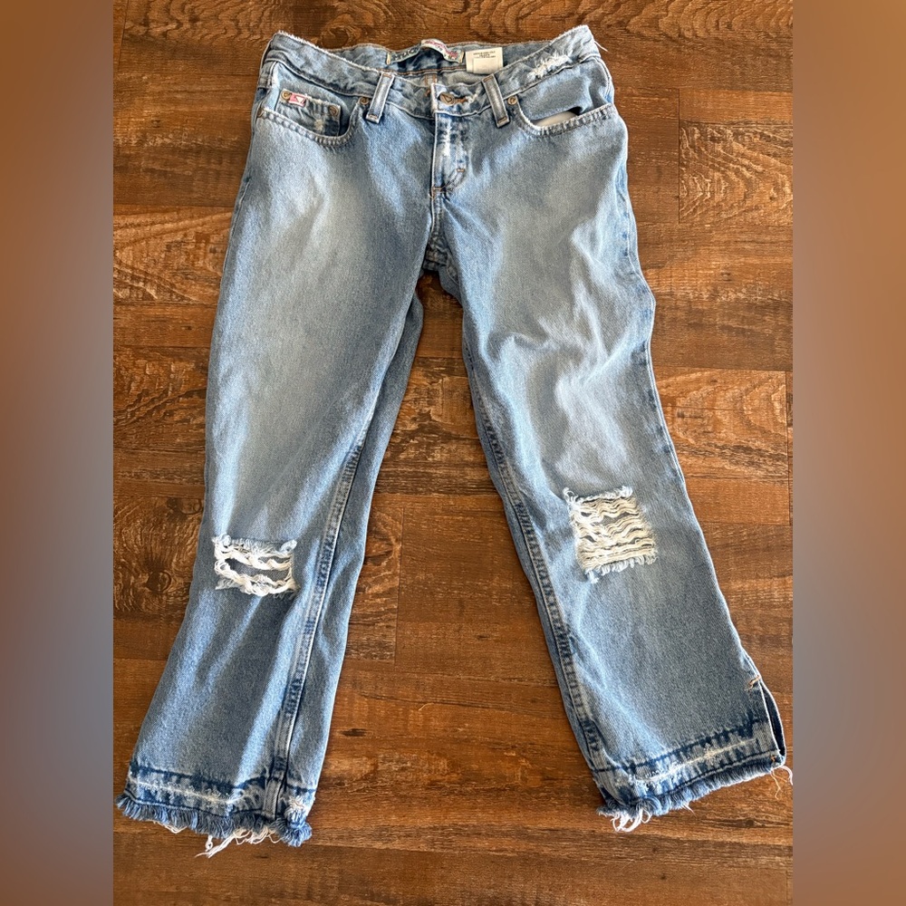 Mudd Light Blue Ankle & Cropped Jeans